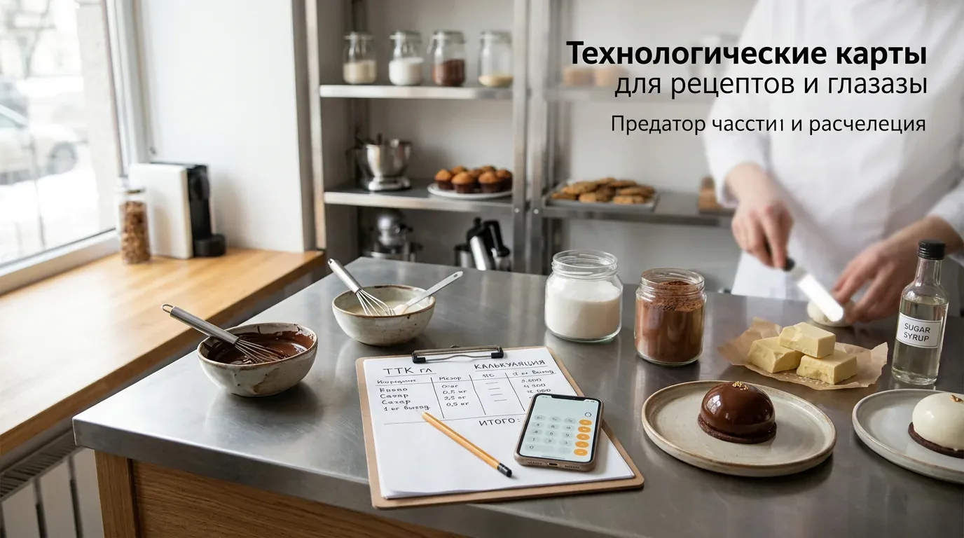 Иллюстрация к статье: ТТК глазури: шоколадная и сахарная