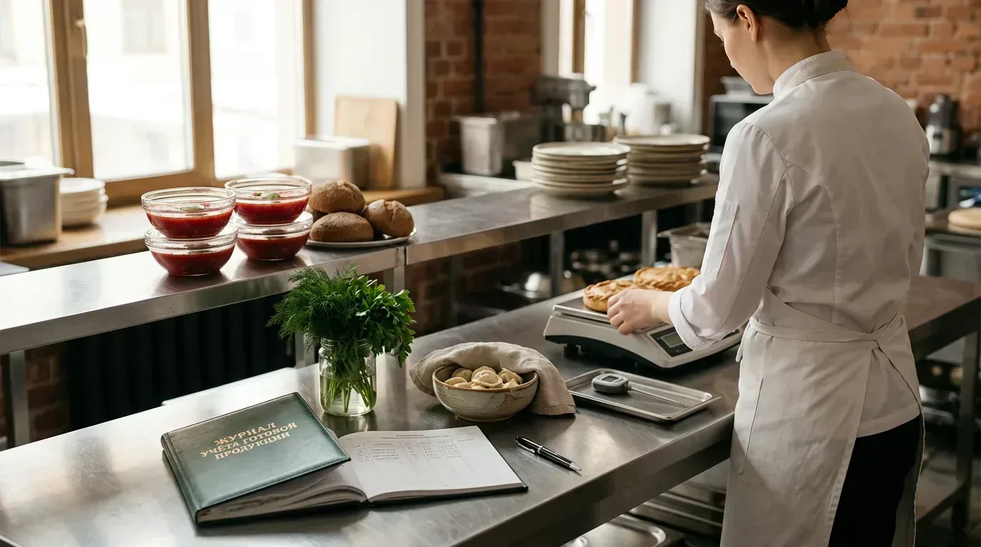Иллюстрация к статье: Журнал учёта готовой продукции: образец для общепита