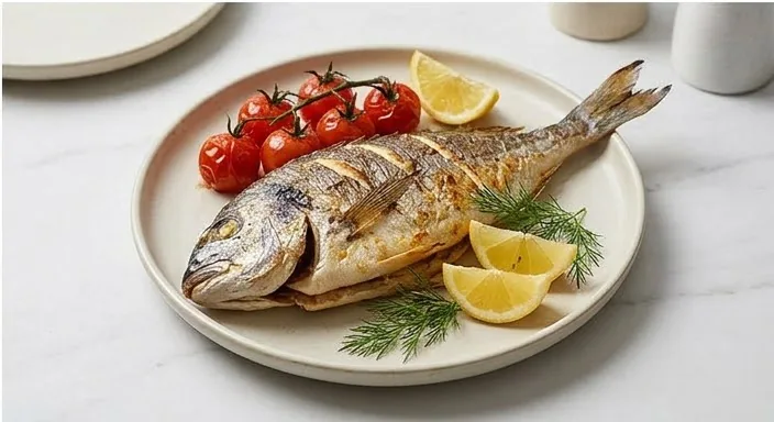 Roasted dorado